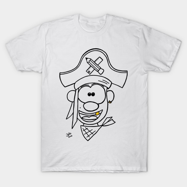 A school pirate T-Shirt by JatoLino